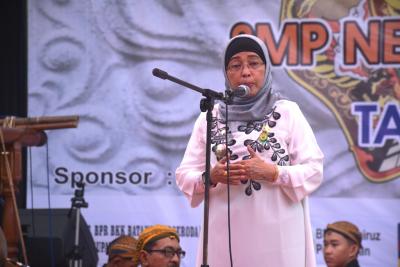 Daripada Tawuran, SMPN 4 Batang Berikan Contoh Positif Dengan Menggelar Seni Budaya