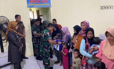 TNI AD Manunggal Air, Bantu Turunkan Stunting di Batang Melalui 4 Titik Air Bersih
