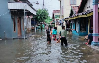 Hujan Semalam, Karangasem Utara Langsung Terendam Banjir
