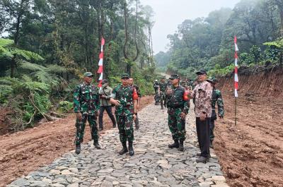 TMMD Usai, Pangkas Waktu Tempuh Jalur Pacet  Gerlang