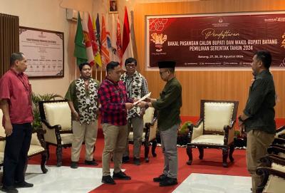 SIMULASI PENDAFTARAN BAKAL PASLON BUPATI