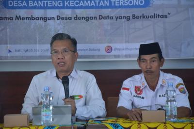 Terapkan Program Desa Cantik, BPS Batang Berikan Pembinaan di Desa Banteng