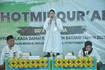 Lewat Khotmil Quran, Pj Bupati Batang Minta Perlindungan Dari Bencana dan Pastikan Pilkada Berjalan 