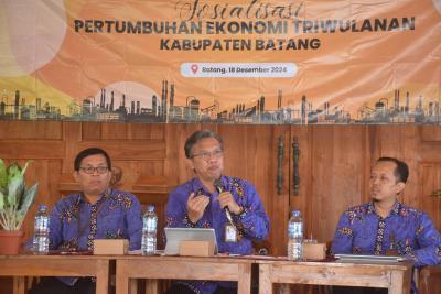Gelar Berita Resmi Statistik, Pertumbuhan Ekonomi Batang Naik 6,06 Persen Pada Triwulan III 2024