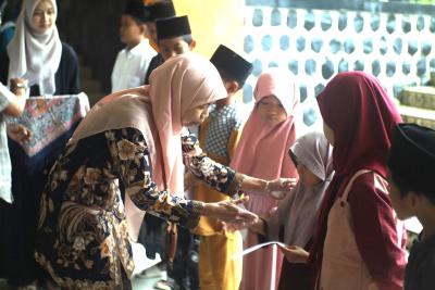Pangkalan Arjuna Sri kandi SMAN 1 Bandar Menggelar Kegiatan Santunan Anak Yatim