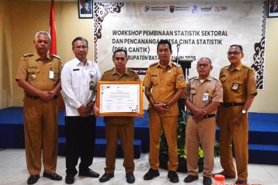 BPS Batang Gelar Workshop Statistik Sektoral Sekaligus Canangkan Desa Karanganom Sebagai Desa Cantik