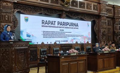 Bupati Batang Sampaikan Raperda Pertanggungjawaban APBD 2024, Kembali Raih Opini WTP