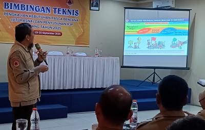 Susun Kajian Pascabencana, BPBD Batang Bimtek Tim Jitupasna
