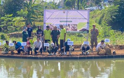 BPI Tanam Ratusan Pohon Bersama Pemkab Batang