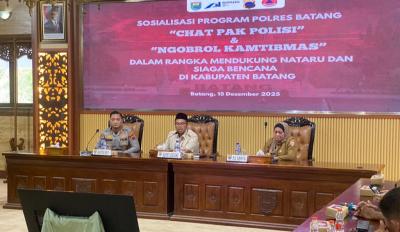 Jelang Nataru, Polres Batang Luncurkan â€œChat Pak Polisiâ€ dan â€œNgobrol Kamtibmasâ€