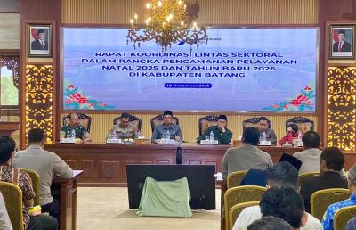 Matangkan Pengamanan Nataru, Bupati Batang Fokus Lalu Lintas hingga WFA
