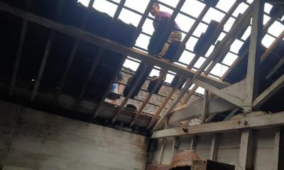 Petir Menggelegar di Subah, Rumah Warga Porak-poranda dalam Sekejap