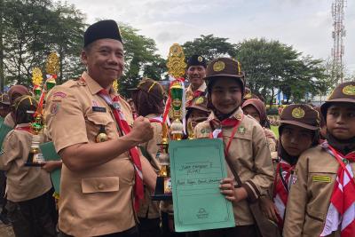 Kwarcab Batang Sabet Juara Pesta Siaga Binwil Pekalongan