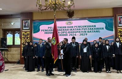 Puluhan Pustakawan Dikukuhkan, Siap Tingkatkan Minat Baca Warga Batang