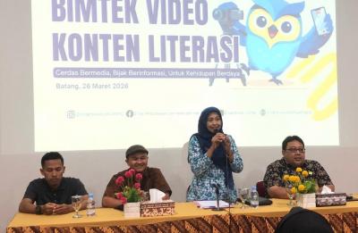 Tingkatkan Budaya Baca dan Literasi Lewat Video, Disperpuska Batang Gelar Bimtek