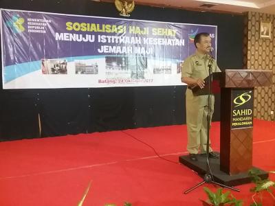 Sosialisasi Haji Sehat Menuju Istithaah Kesehatan Jamaah Haji Tahun 2017 M / 1438 H