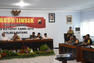 Jelang Mudik Lebaran, Polres Batang Gelar Rapat Koordinasi Lintas Sektoral 