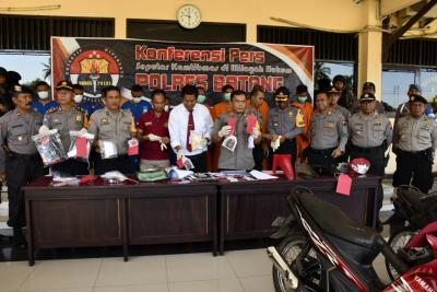 Polres Batang Ungkap 7 Kasus Narkoba 