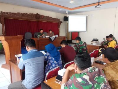 Rakor Menjelang Pembukaan TMMD Sengkuyung Tahap II Kodim Batang