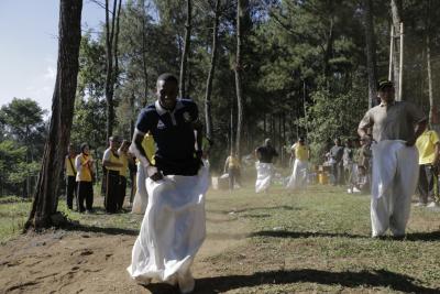 Peringati HUT Bhayangkara ke-73, Polres Batang Gelar Acara Olah Raga Bersama 