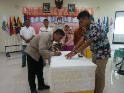 KPU Batang Tetapkan Pengganti Caleg Terpilih Yang Meninggal