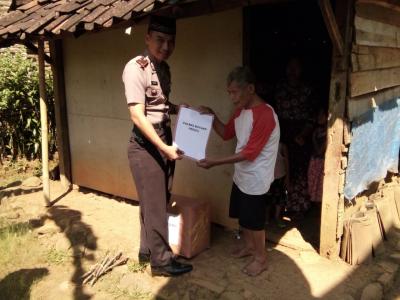 Polres Batang Implementasikan Infaq Kepada Kaum Duafa