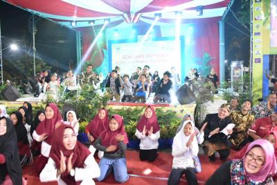 Gemilang Perpuska Nugra Jasa Dharma Pustaloka, Bupati Batang Flash Mob Tari Babalu