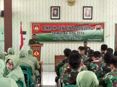 Tingkatkan Mental Spiritual Prajurit, Persit, dan PNS Kodim 0736/Batang