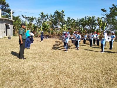 Danramil Bawang Pastikan Kesiapan Paskibra 