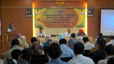 DPMPTSP Batang Gelar Sosialisasi OSS Kepada Pelaku Usaha